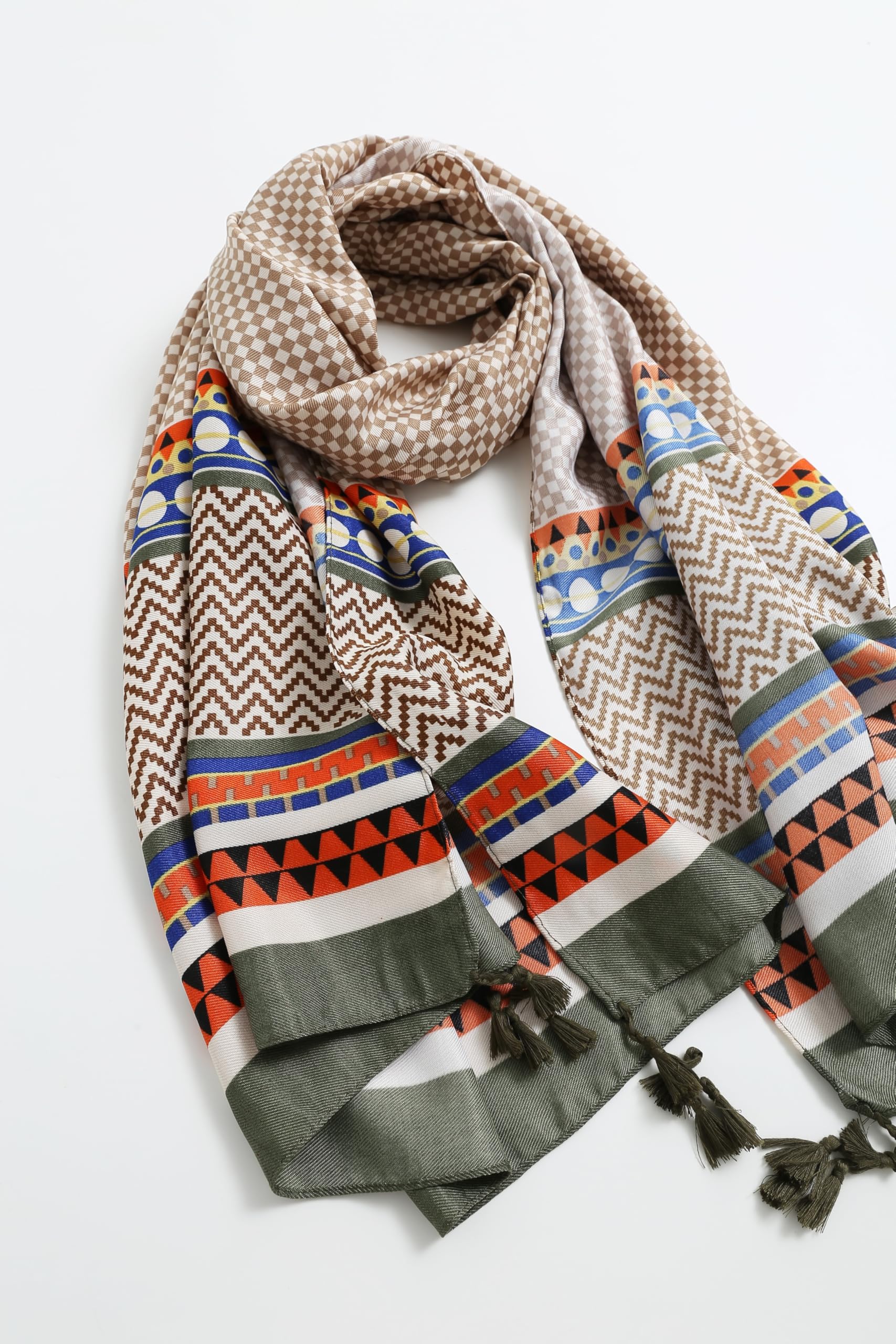 Jeelow Lightweight Scarves Fashion Light Shawl Beach Wrap Head Scarf For Women