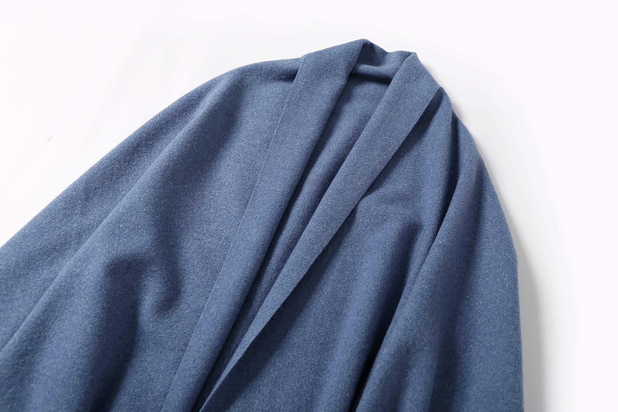 Jeelow winter blanket scarf in Soft Weave Blue Jean, 100% polyester, 27 x 78 in., photo 3