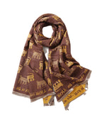 The Chic Silhouette Cat Shawl