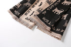 The Chic Silhouette Cat Shawl