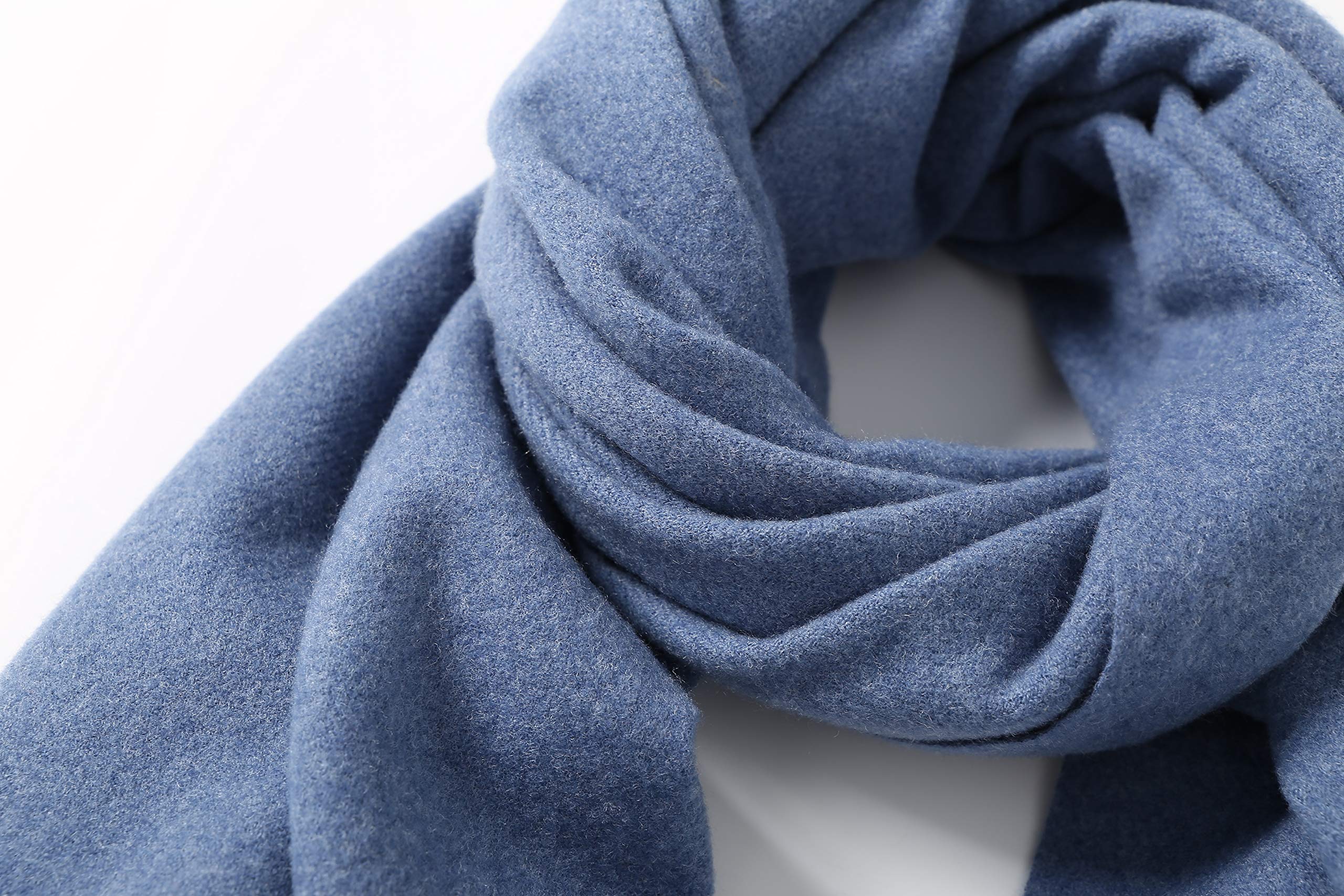 Jeelow winter blanket scarf in Soft Weave Blue Jean, 100% polyester, 27 x 78 in., photo 5