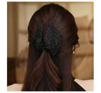 The 'Audrey' Rhinestone Bow Clip