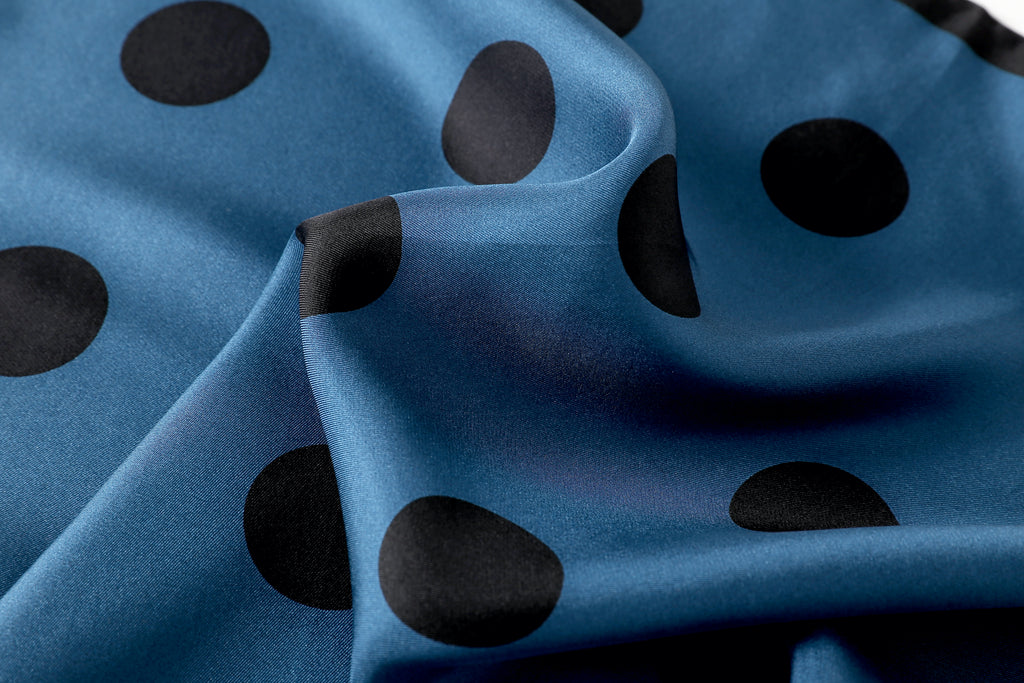 The 'Polka Dot' Petite Silk Neckerchief
