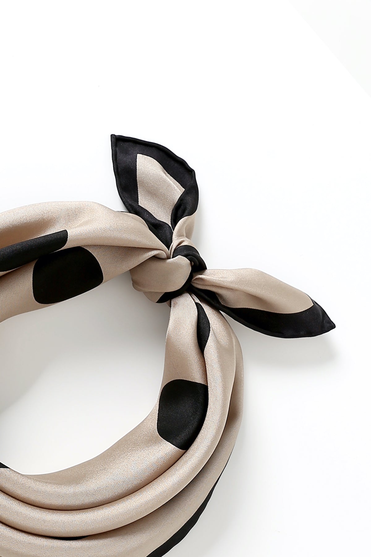 The 'Polka Dot' Petite Silk Neckerchief