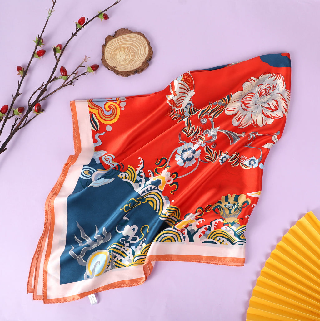 The 'Dragon Cloud' Silk Shawl