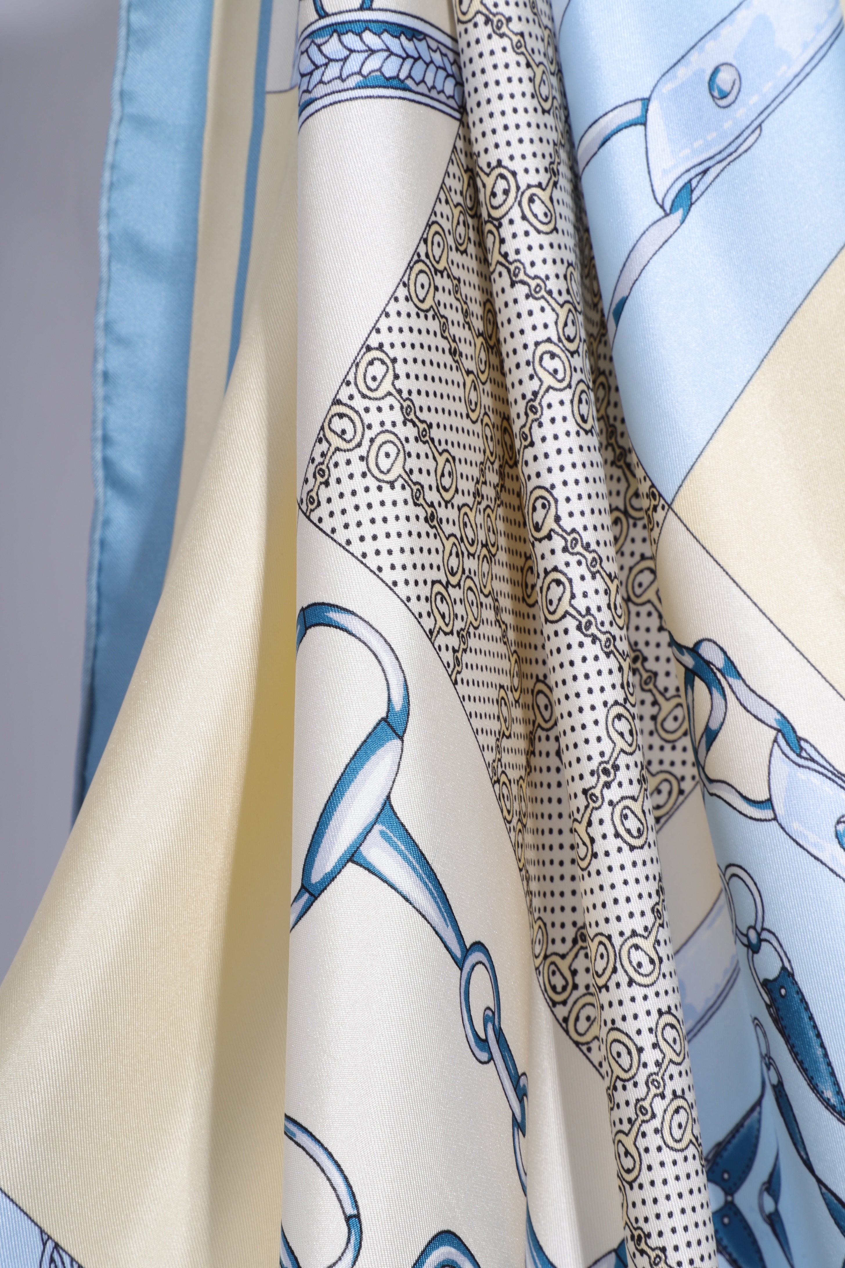 The Equestrian Emblem Silk Scarf