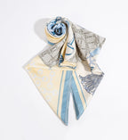 The Equestrian Emblem Silk Scarf