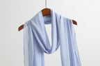 Solid Color Chiffon Scarf