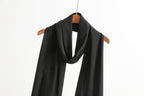 Solid Color Chiffon Scarf