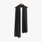 Solid Color Chiffon Scarf