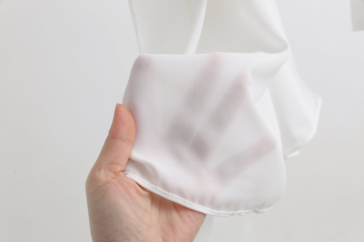 Solid Color Chiffon Scarf