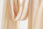 Solid Color Chiffon Scarf