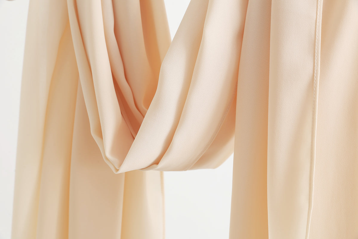 Solid Color Chiffon Scarf