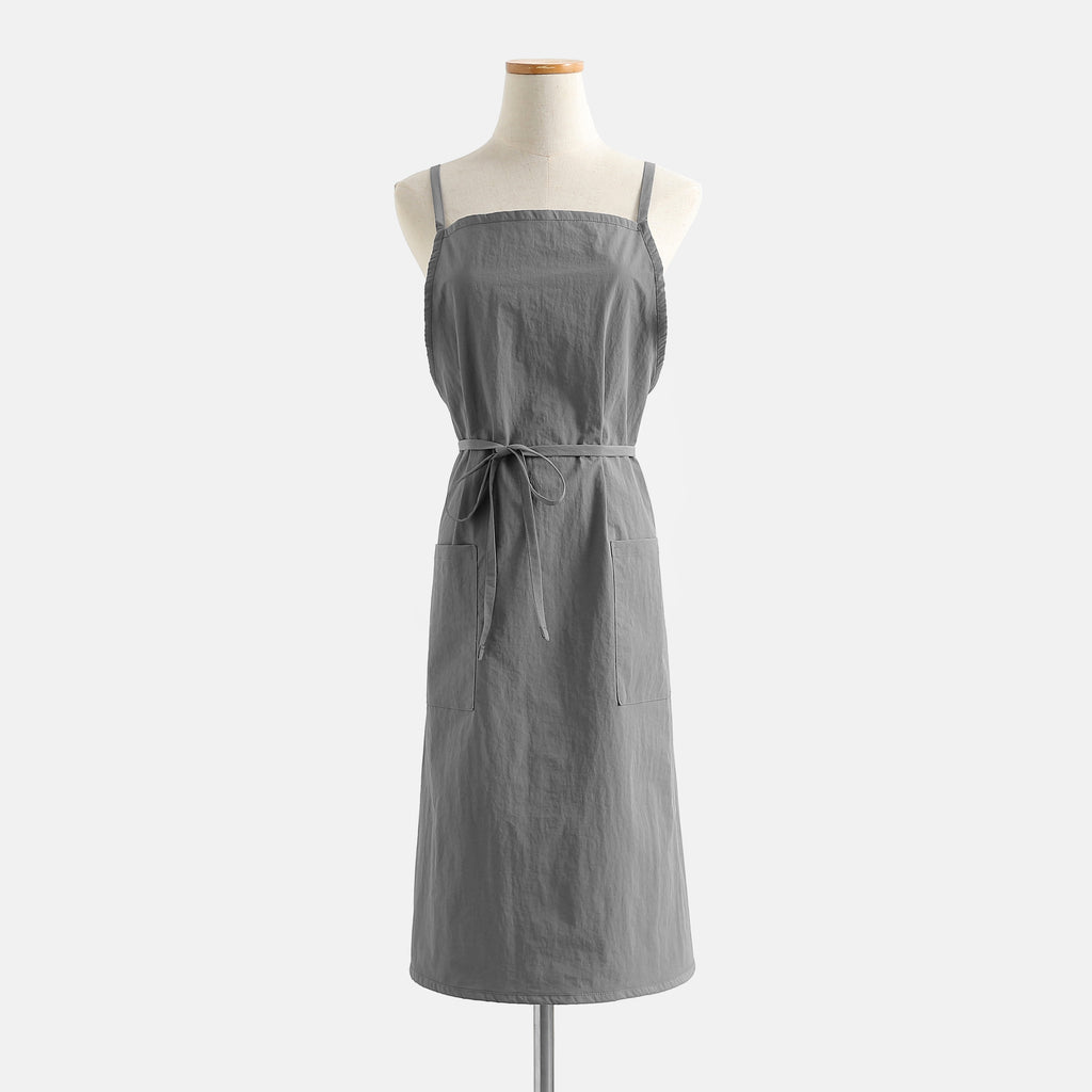 The 'Studio' Waterproof Nylon Apron | Japanese-Inspired Cross-Back Design for Kitchen, Garden & Creative Work