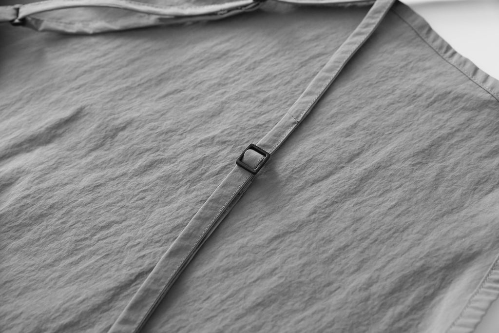 The 'Studio' Waterproof Nylon Apron | Japanese-Inspired Cross-Back Design for Kitchen, Garden & Creative Work
