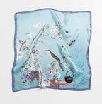 The 'Chinoiserie Garden' Silk Neckerchief