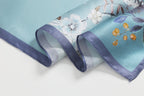 The 'Chinoiserie Garden' Silk Neckerchief