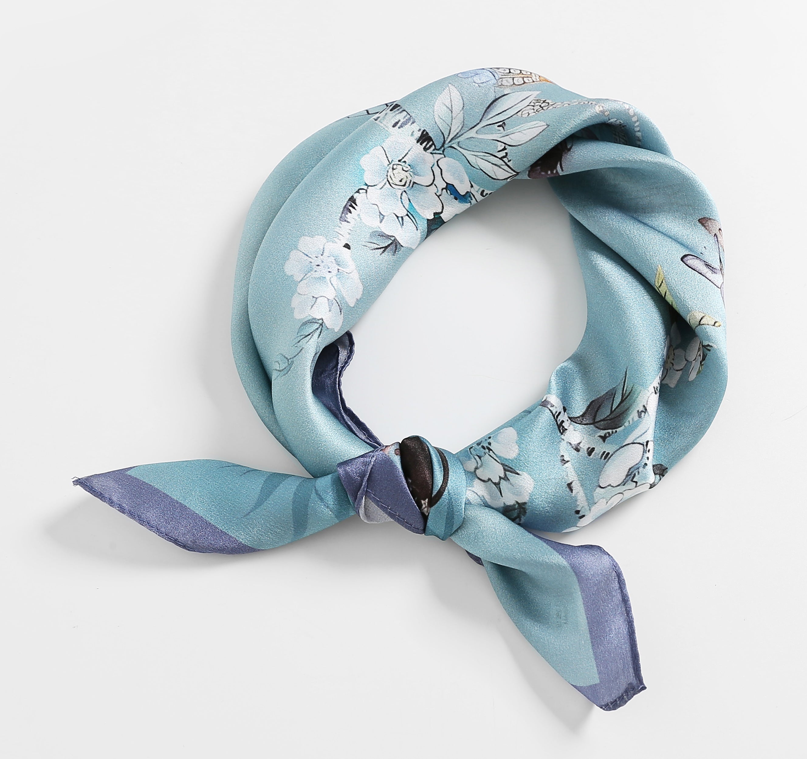 The 'Chinoiserie Garden' Silk Neckerchief