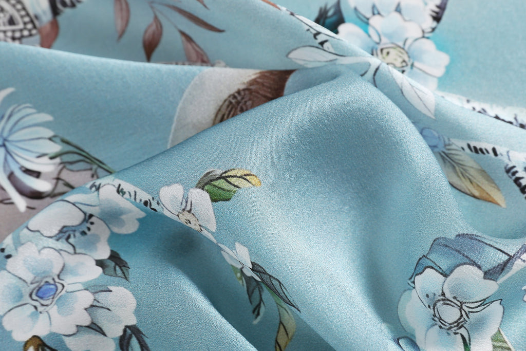 The 'Chinoiserie Garden' Silk Neckerchief