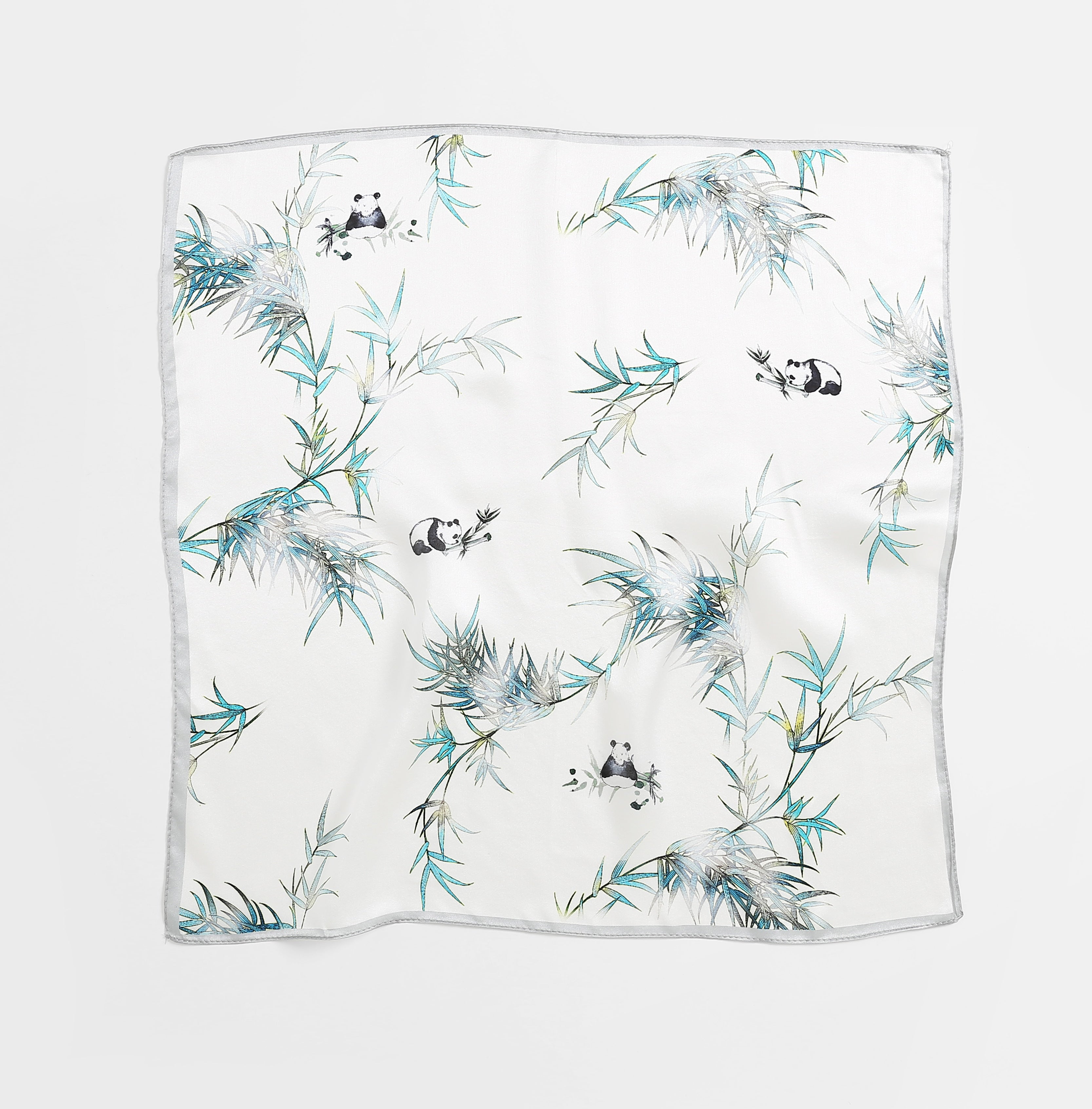 The 'Chinoiserie Garden' Silk Neckerchief