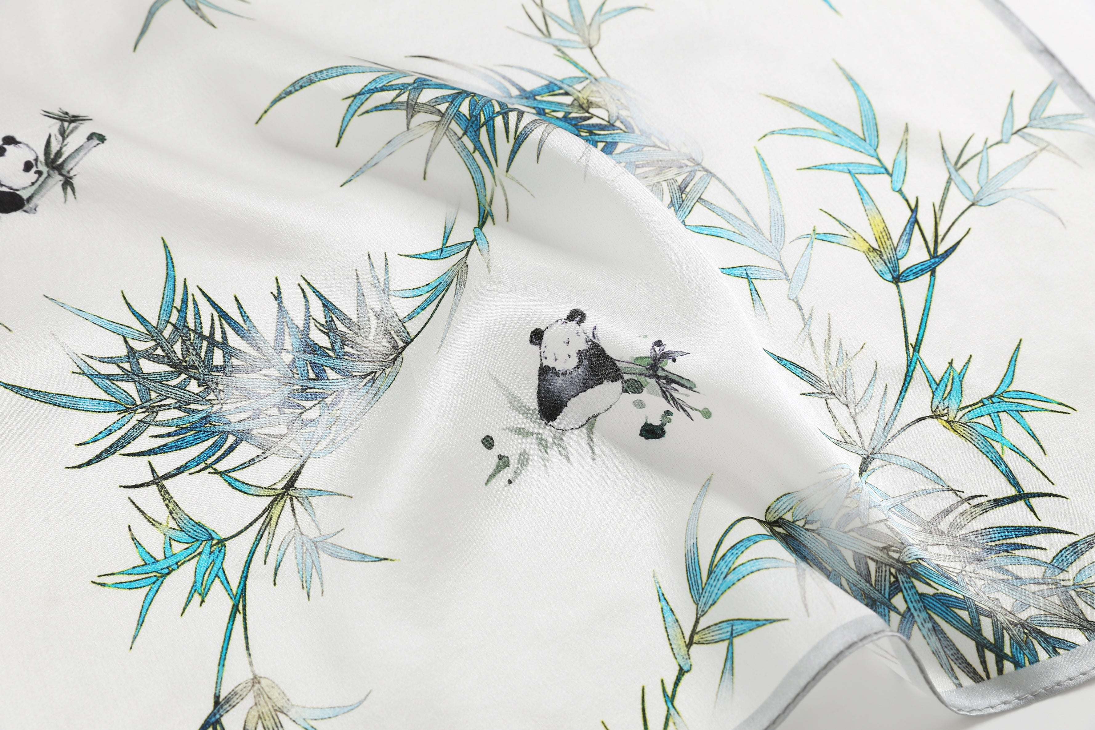 The 'Chinoiserie Garden' Silk Neckerchief