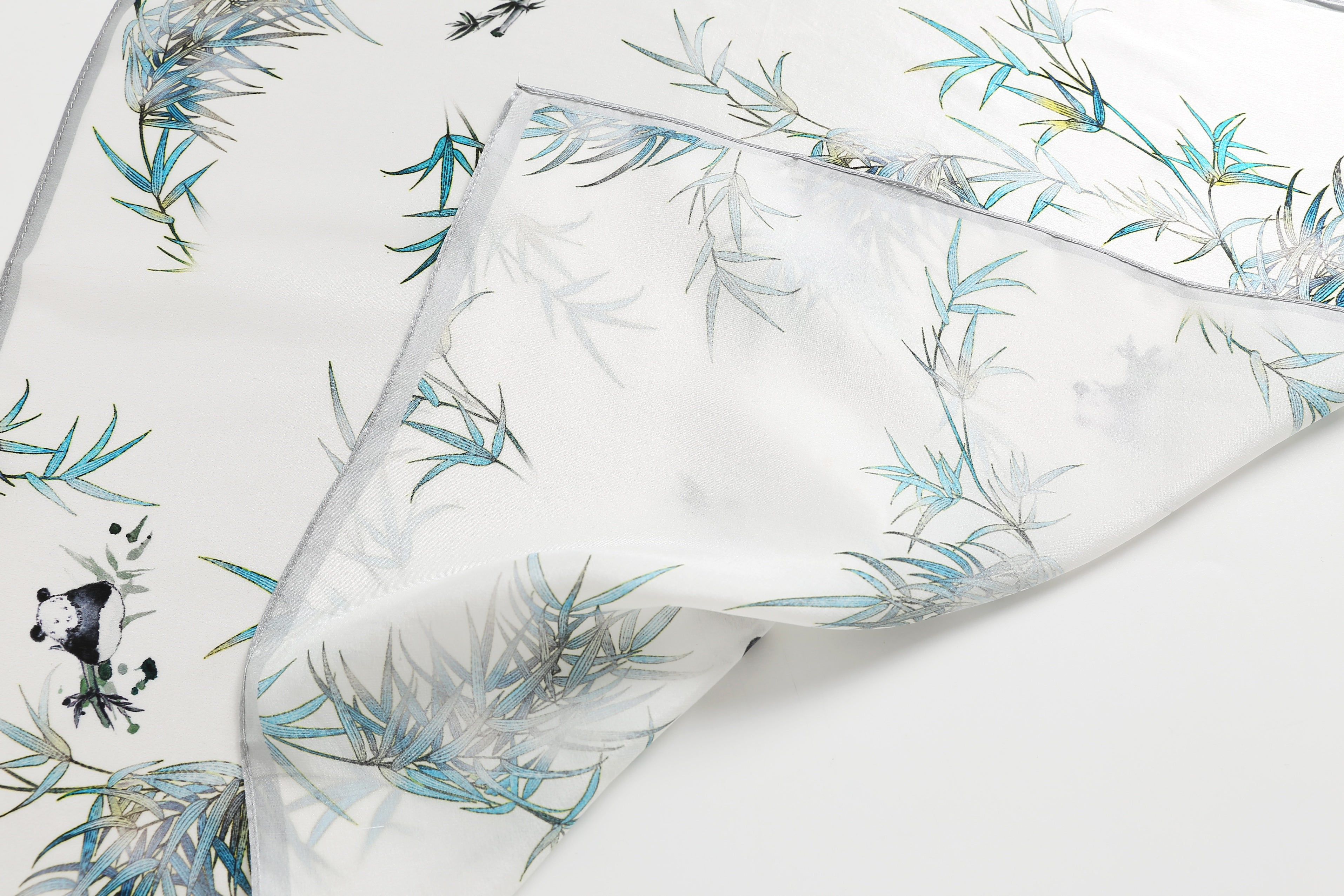 The 'Chinoiserie Garden' Silk Neckerchief