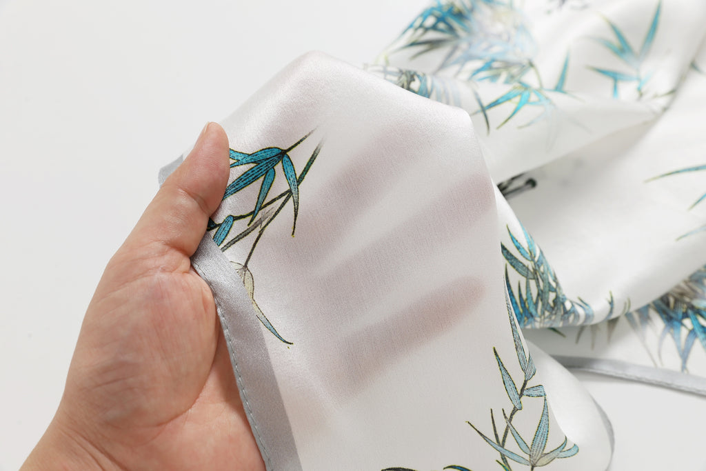 The 'Chinoiserie Garden' Silk Neckerchief