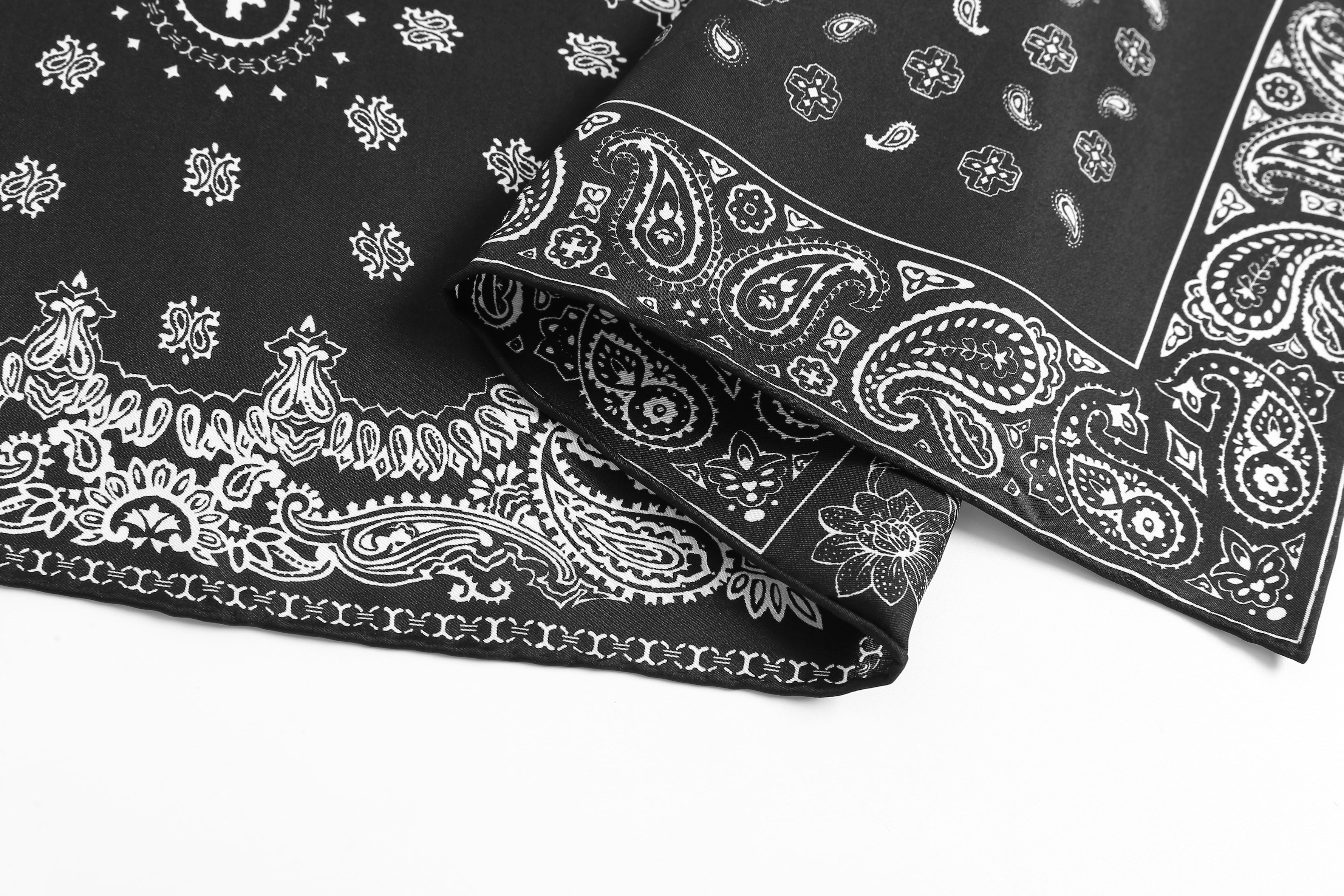 The 'Heritage Patchwork' Silk Scarf - 25x25 Inches