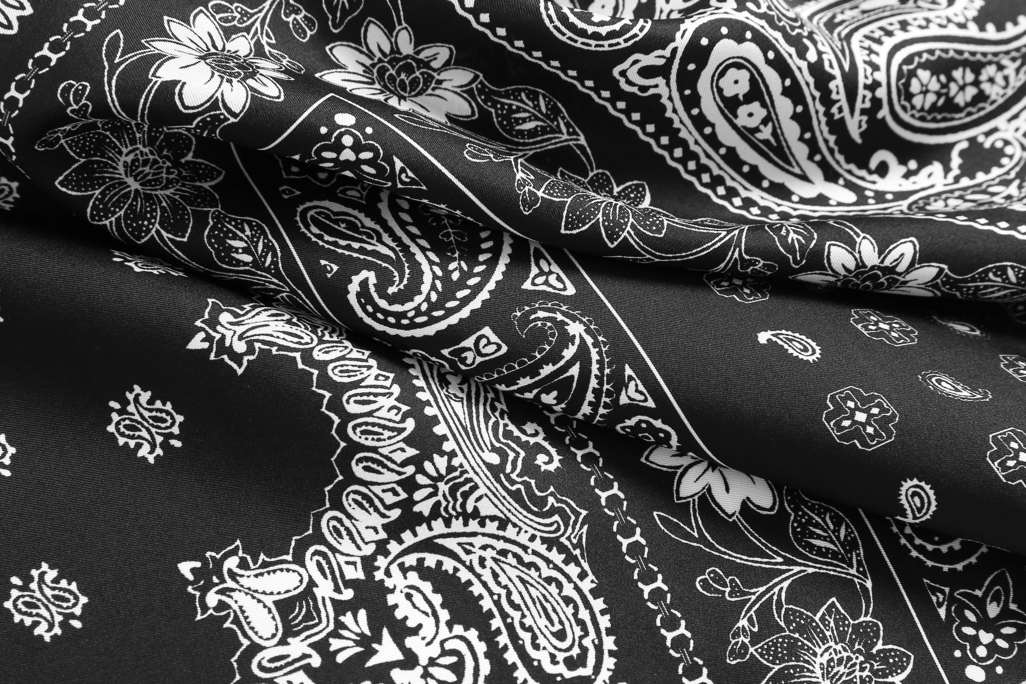 The 'Heritage Patchwork' Silk Scarf - 25x25 Inches