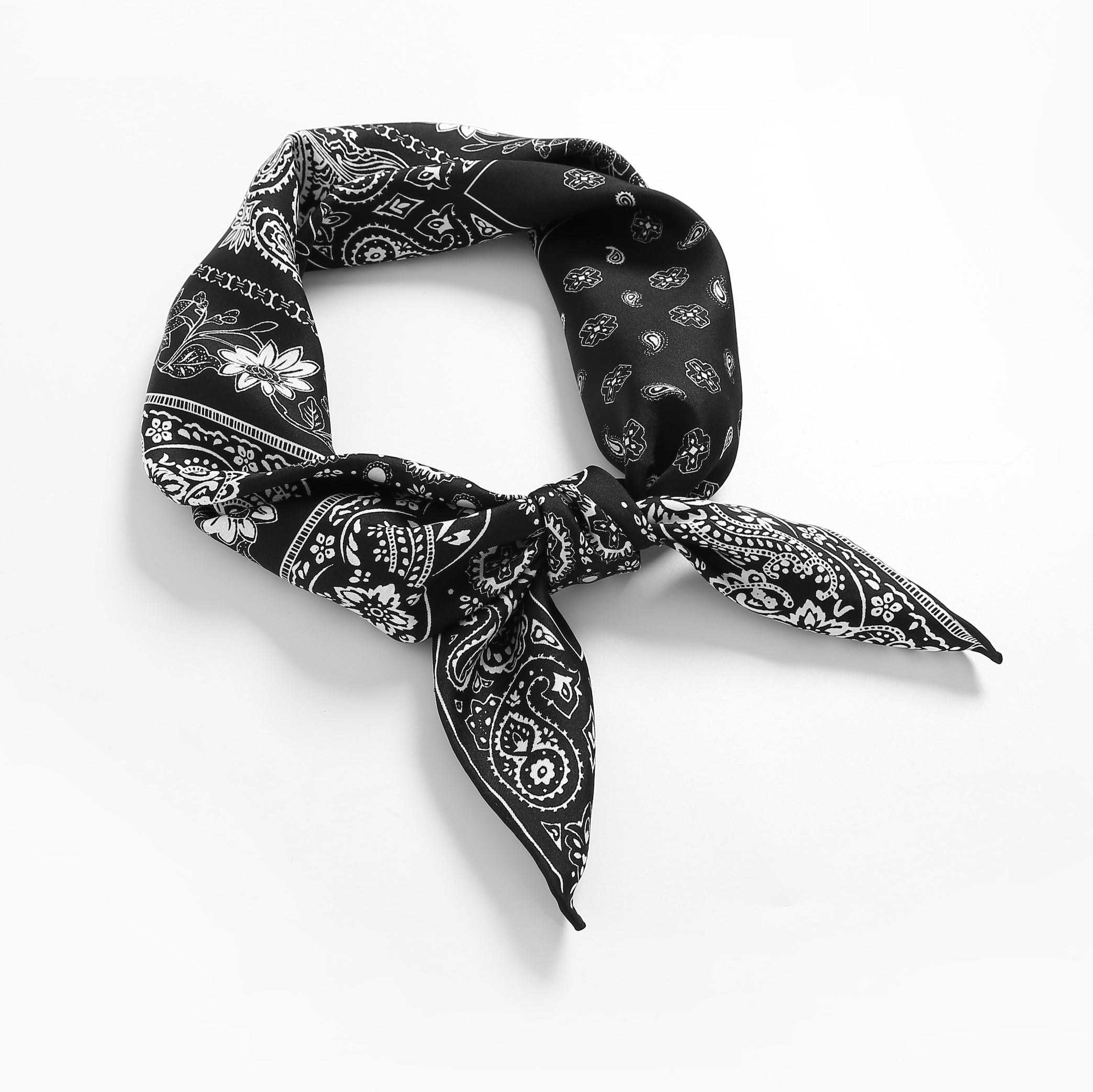 The 'Heritage Patchwork' Silk Scarf - 25x25 Inches