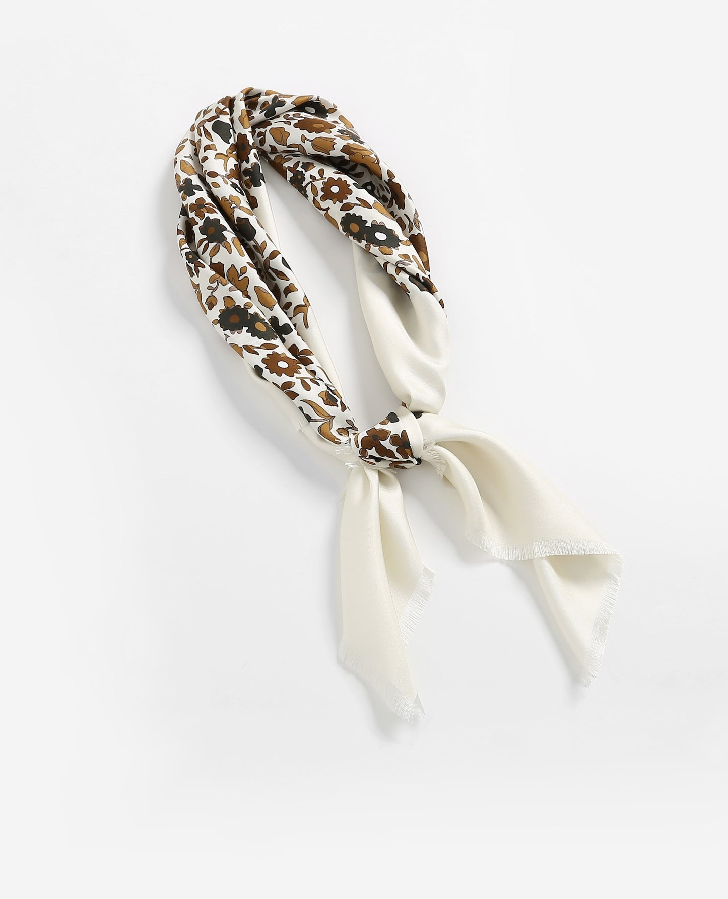 The 'Autumn Meadow' Silk Scarf