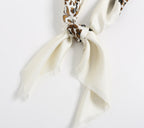 The 'Autumn Meadow' Silk Scarf