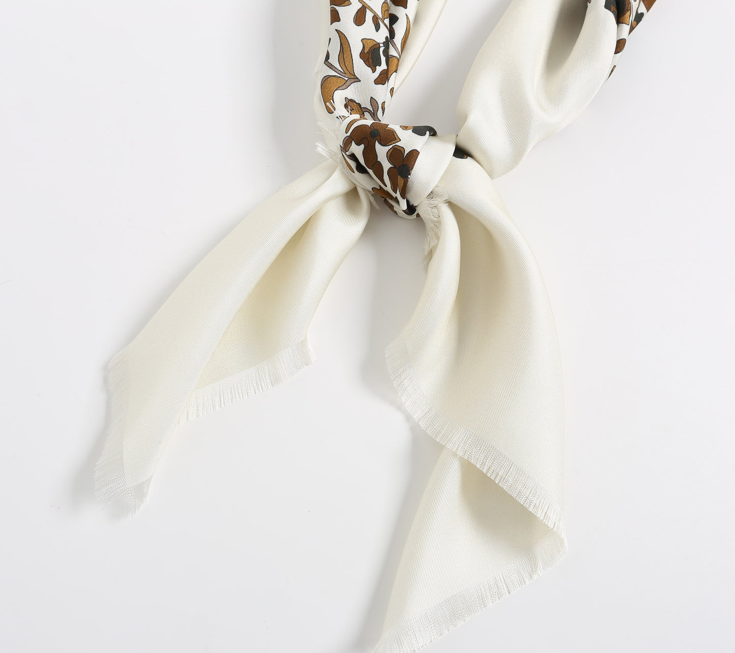 The 'Autumn Meadow' Silk Scarf