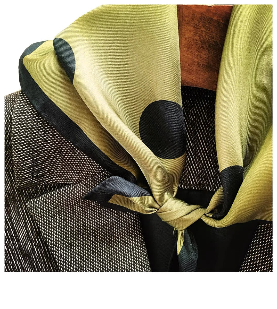 The 'Polka Dot' Petite Silk Neckerchief
