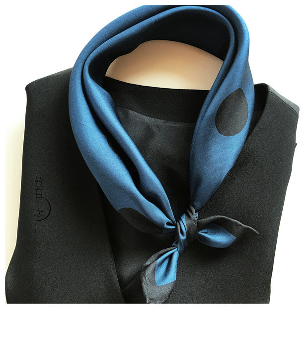 The 'Polka Dot' Petite Silk Neckerchief