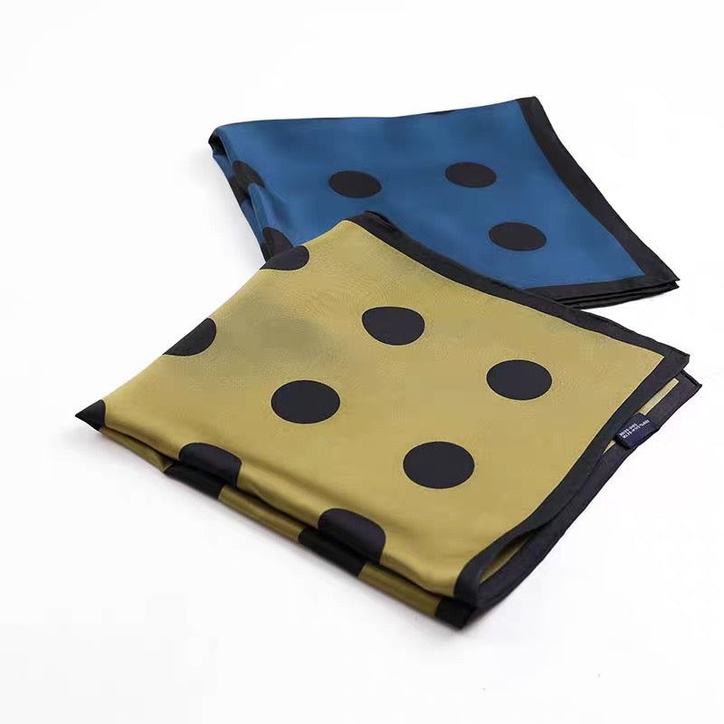 The 'Polka Dot' Petite Silk Neckerchief