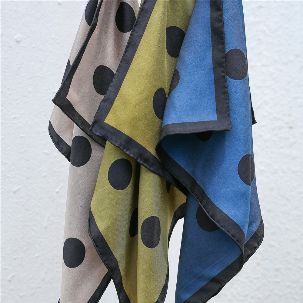 The 'Polka Dot' Petite Silk Neckerchief