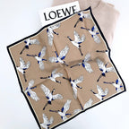 The 'Flying Crane' Silk Neckerchief