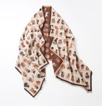 The Playful Doodle Cat Shawl