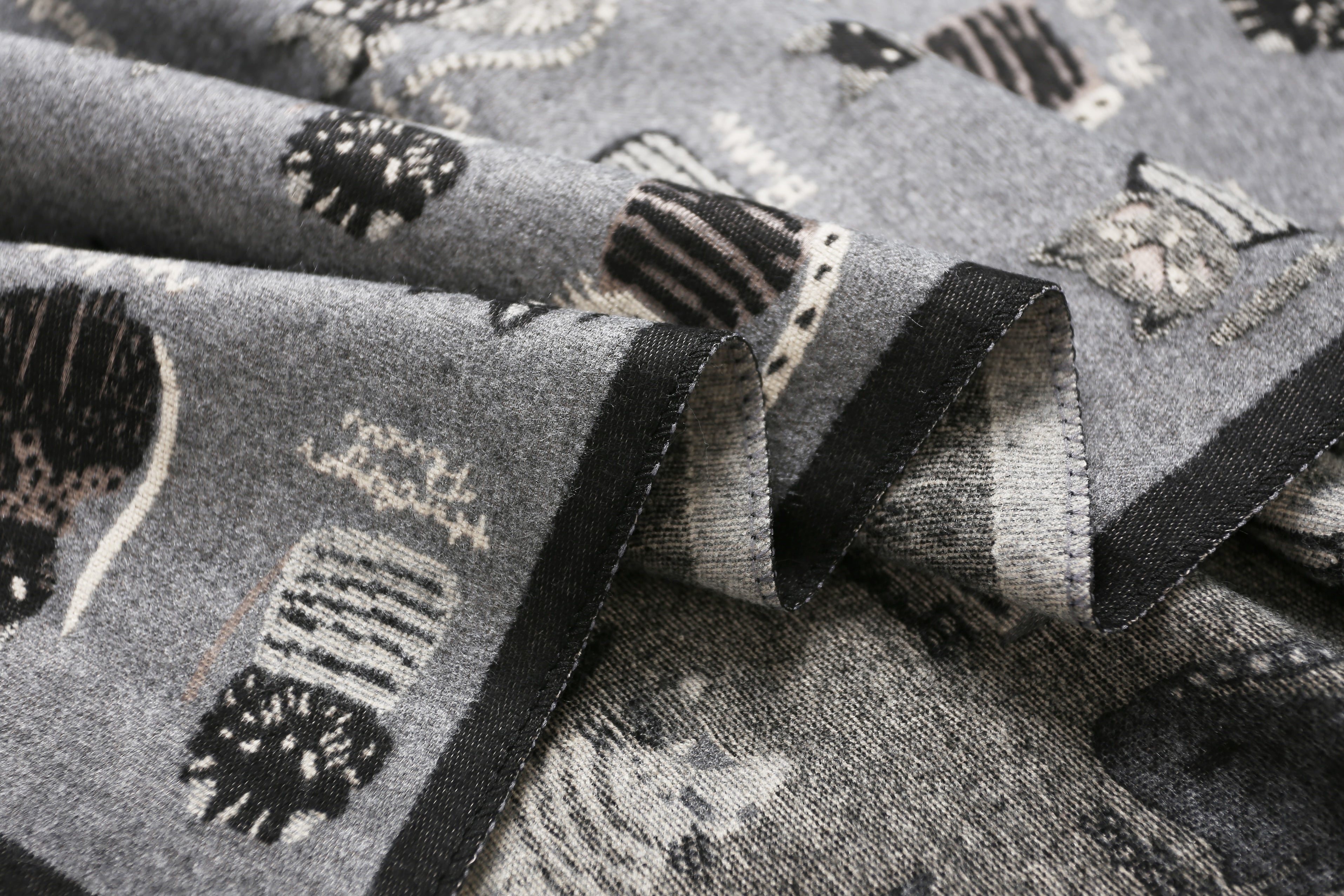 The Playful Doodle Cat Shawl