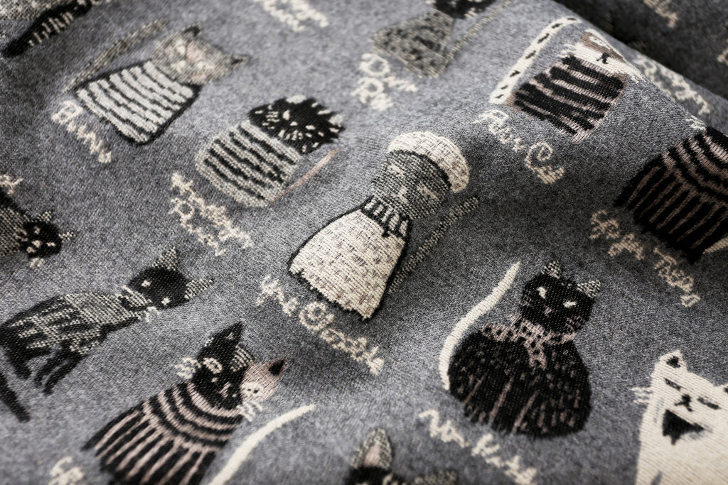 The Playful Doodle Cat Shawl