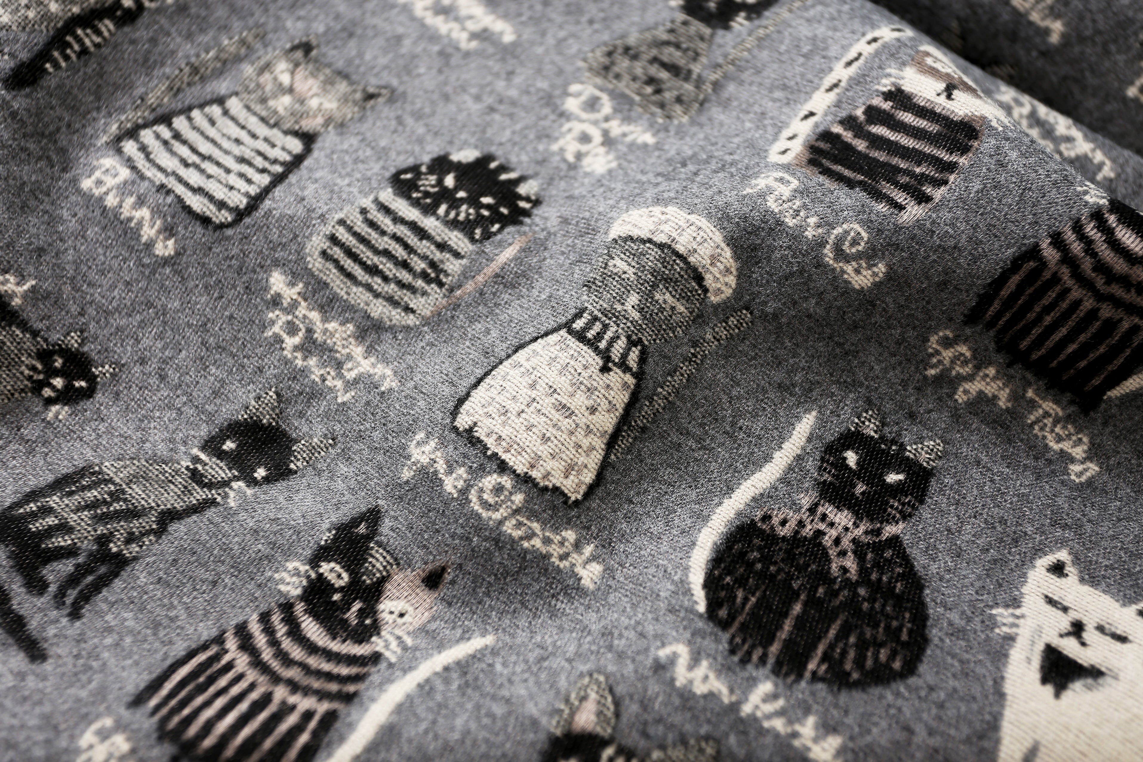 The Playful Doodle Cat Shawl