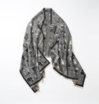 The Playful Doodle Cat Shawl