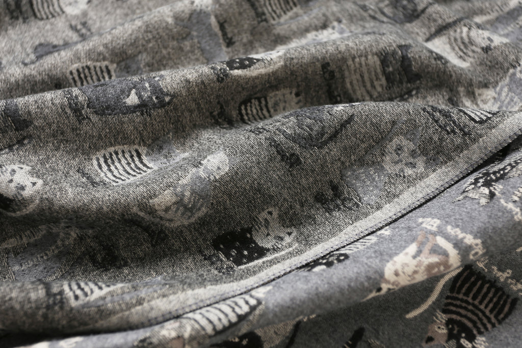 The Playful Doodle Cat Shawl