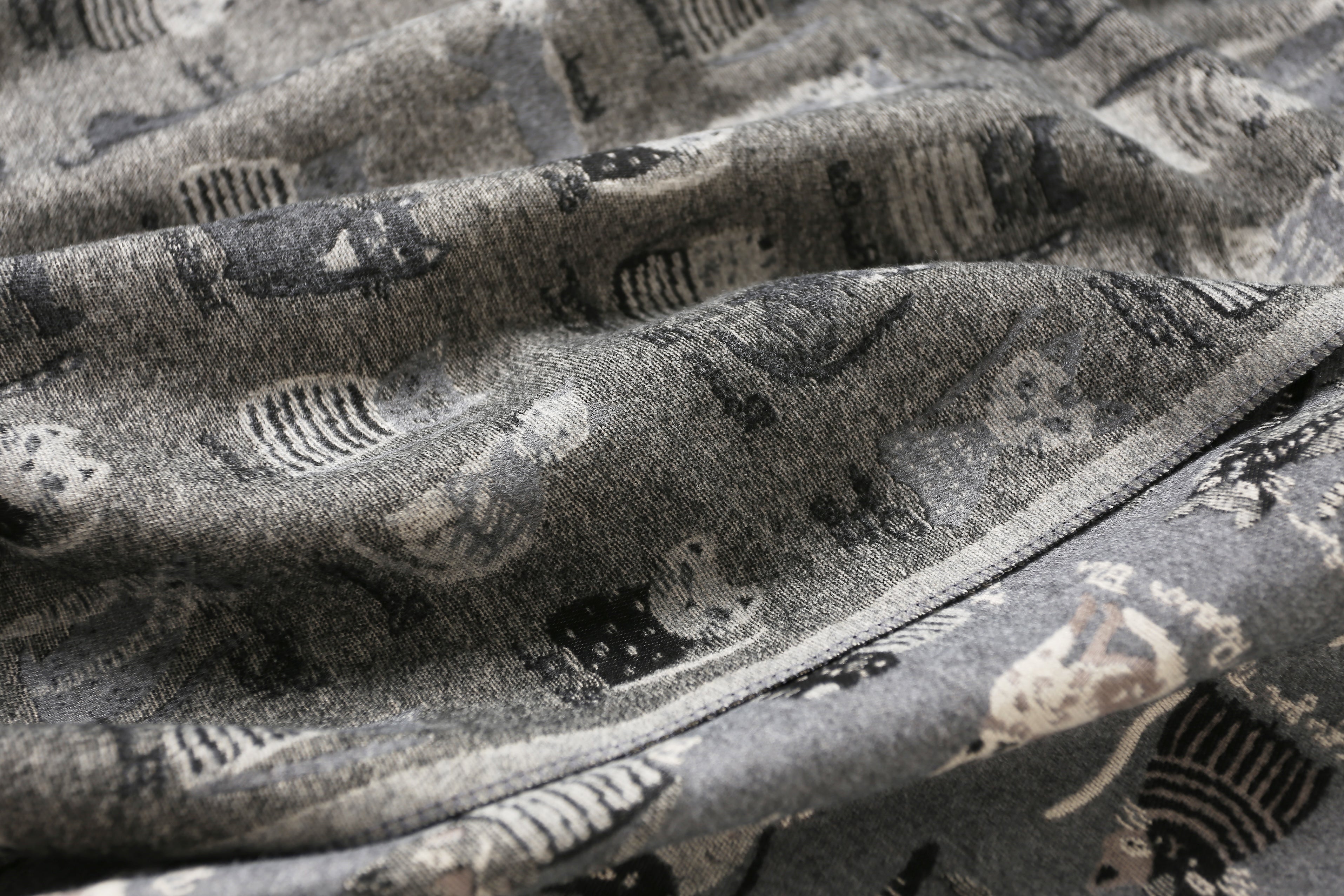 The Playful Doodle Cat Shawl