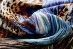 The Celestial Leopard Silk Scarf