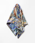 The Celestial Leopard Silk Scarf