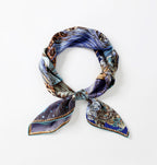 The Celestial Leopard Silk Scarf
