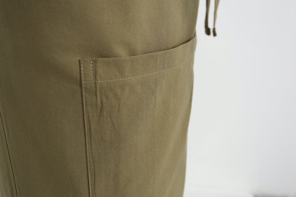 The 'Linen & Co.' Oversized Pinafore Apron | Japanese Minimalist Full-Length Apron Dress for All Sizes, Kitchen, Garden & Studio