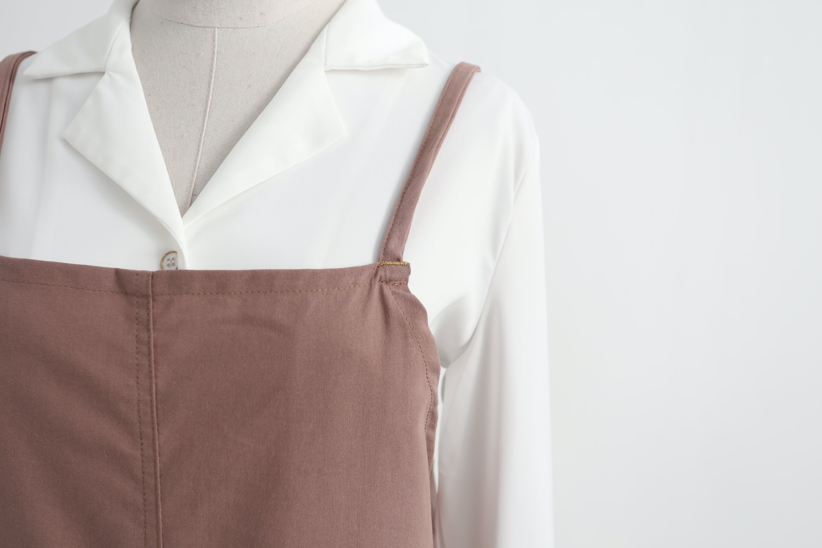 The 'Linen & Co.' Oversized Pinafore Apron | Japanese Minimalist Full-Length Apron Dress for All Sizes, Kitchen, Garden & Studio